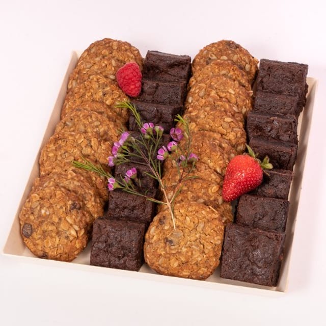 Mini Magic Maca Brownie Platter  (30 Pieces) ( Vegan & Gluten Free).