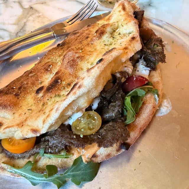 Magic Doner / Gyro Melt Sandwich.