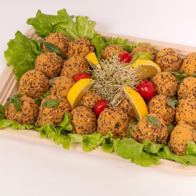 Lentil Quinoa Balls And Lettuce Platter (30 Balls)  ( Vegan & Gluten Free).