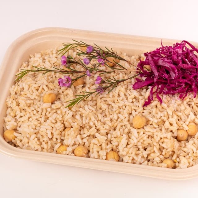 Coconut Rice With Chickpea  ( Vegan & Gluten Free).