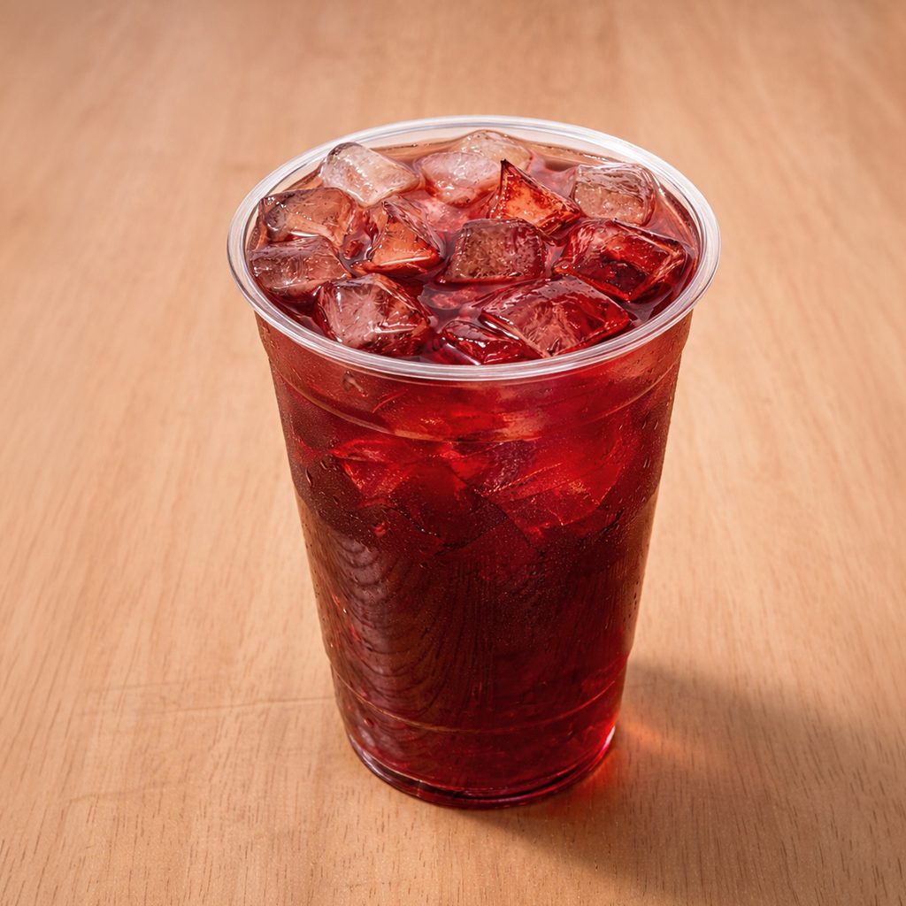 Hibuscus Lavender Ice Tea.